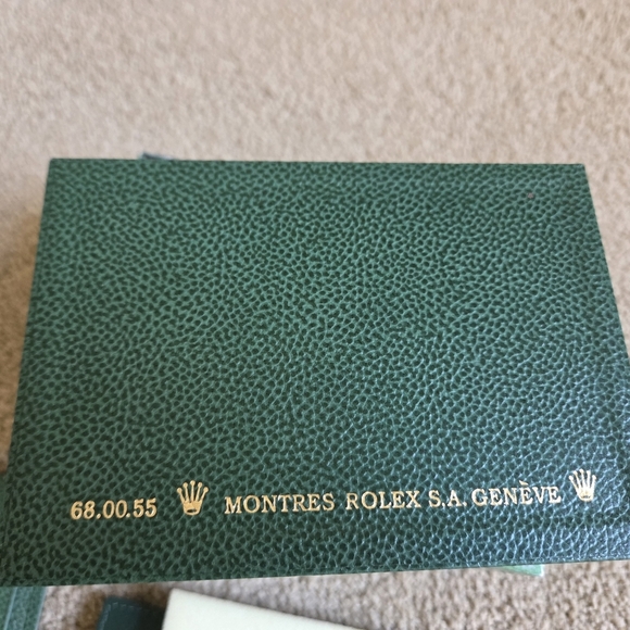 Rolex Oyster Green and Brown Decorative Box - Picture 11 of 11